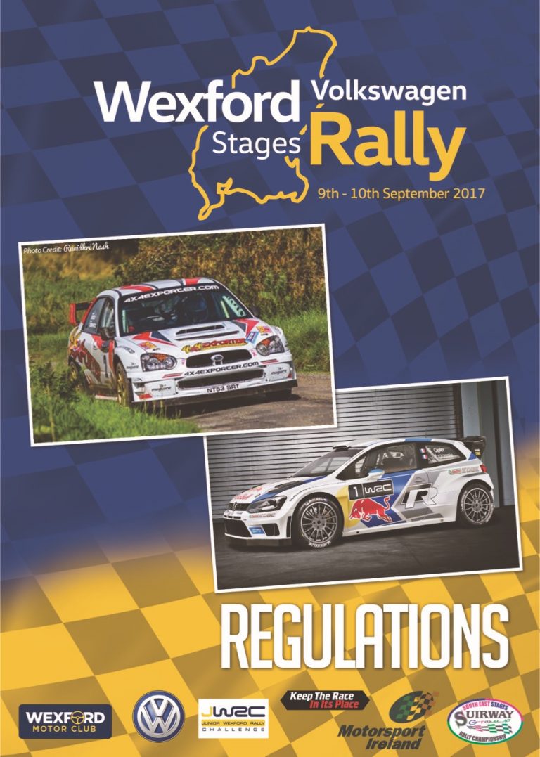 Regs – Wexford Volkswagen Stages Rally 2017