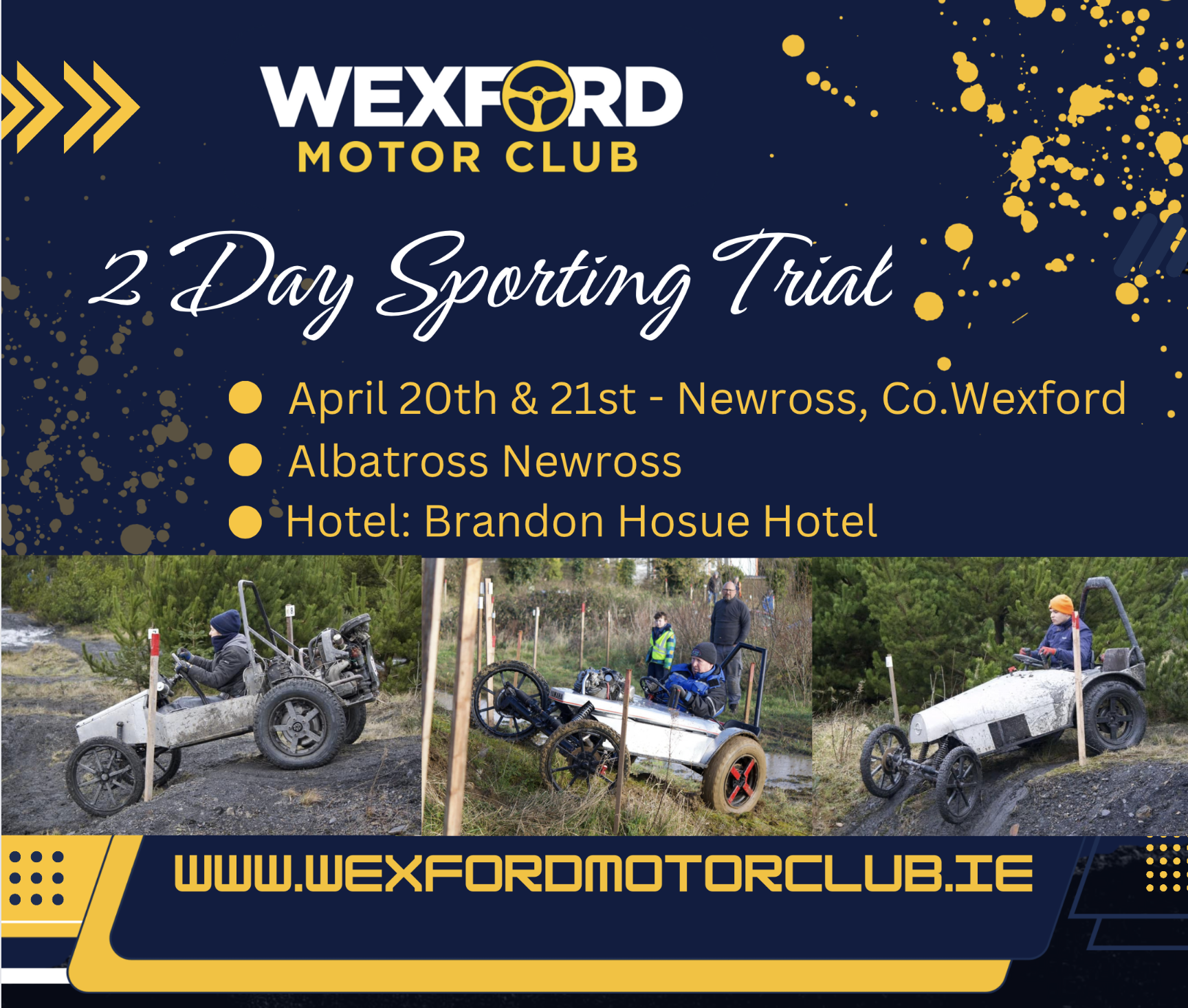 Wexford Motorclub 2 Day Sporting Trial Weekend 